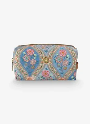 Pip Studio Mavi Polyester Makyaj Çantası 21,5x10x10,5 cm