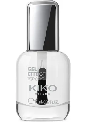 Kiko Milano KikoMilano Gel Effect Top Coat 11 ml 01 Neblung Grey Renkli Oje Dermatolojik Olarak Test Edilmiştir