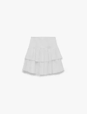 Koton Gipeli Viskon Crinkle Katlı Mini Etek
