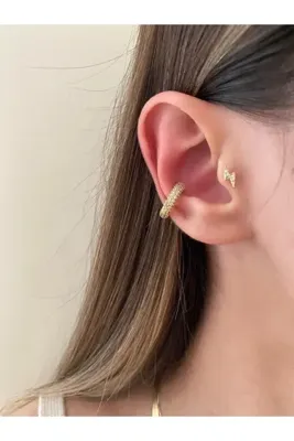 Okko Store Kadın Gold Rengi Zirkon Taşlı Halka
