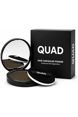 Ronanna Unisex Saç ve Sakal Kapatıcı Dolgunlaştırıcı Pudra, Koyu Kahve, 12gr, Doğal Görünüm, Anında Hacim