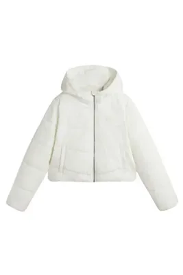 Vans Mte Foundry Crop Puff Hood Kadın Bej Mont