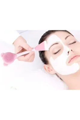 hipiylow Yüz Cilt Bakımı Silikon Maske Sürme Ve Krem Spatulası Yüz Temizleme
