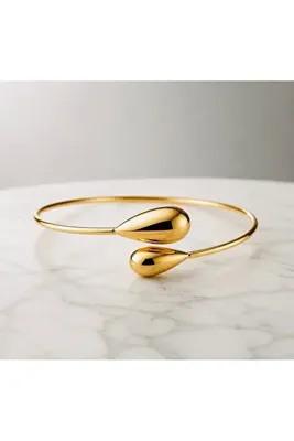 Genel Markalar Gold Damla Tasarım Bileklik