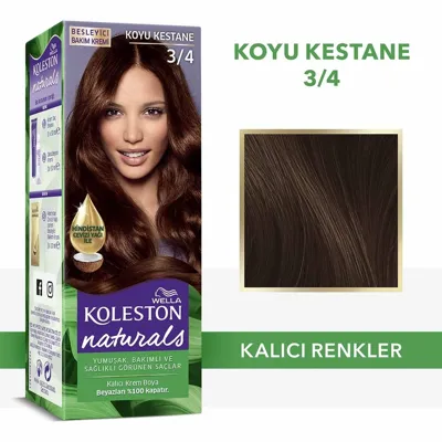 Wella Koleston Single Tüp Boya 3/4 Koyu Kestane