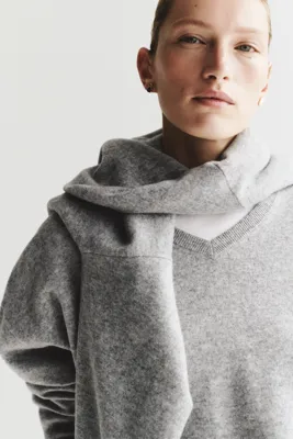 H&M V Yakalı Yün Kazak