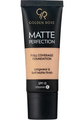 Rose Matte Perfection Foundation - Warm 02 - Yoğun Kapatıcı Mat Fondöten