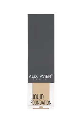 Alix Avien Liquid Foundation 304 Buff-likit Fondöten Ten Makyajı-doğal Parlak Etki Kremsi Yapı-spf 35