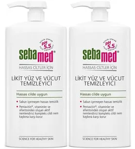 Sebamed Yüz ve Vücut Temizleyici Likit 750 ML (2 Li Set)