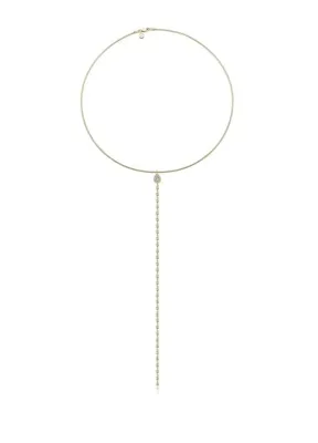 Foen Drova Drop Pırlantalı Kadın Altın Choker Kolye