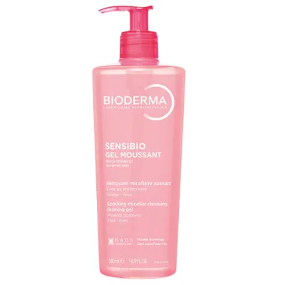 Bioderma Sensibio Foaming Gel Hassas ve Normal Ciltler Durulanan Micellar Yüz Temizleme Jeli 500 ml
