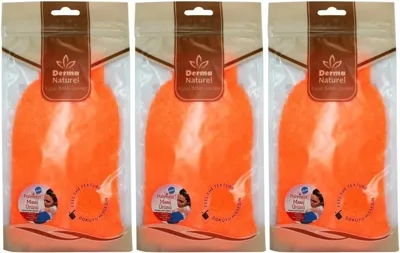 Derma Naturel Banyo Eldiveni Renkli MS-05 (3 Lü Set)