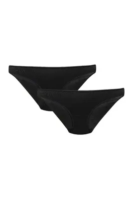 Kom Lara Siyah 2'li Bikini Külot