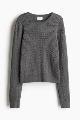 H&M Saç Örgüsü Kazak