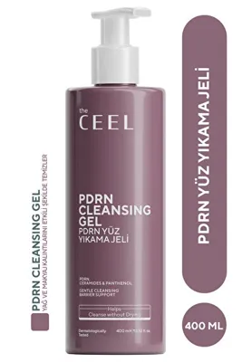 The Ceel Pdrn Somon Dna Yüz Yıkama Jeli – Triple Ceramide Complex, Panthenol & Beta Glucan 400 ml