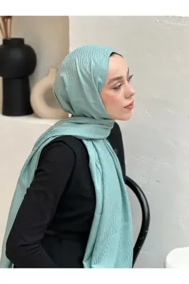 Modakaşmir İpeksi Jakar Serisi Chevron Desen Şal