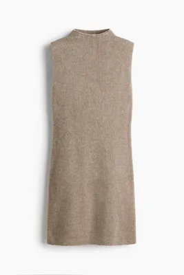 H&M Yarım Balıkçı Yakalı Triko Elbise