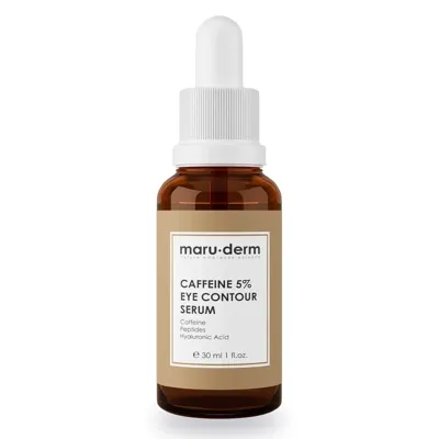 Maruderm Göz Çevresi Serumu Caffeine %5 + Peptides + Hyalüronik Asit 30 ml