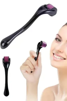 Dermaroller 540 İğneli Titanyum Uçlu 1.0 mm İğne Siyah Renkli Özellikleri ile Etkili Bakım