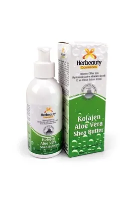 Herbeauty Kolajen Aloe Vera Shea Butter Içeren El Ve Vücut Bakım Kremi 150 Ml