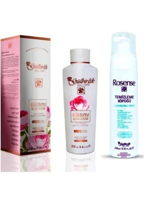 EC Shop Gülbirlik Rosense Rosense Cilt Temizleme Köpüğü 200 Ml. + Rosense Saf Gül Suyu 250 Ml. 2'li Set