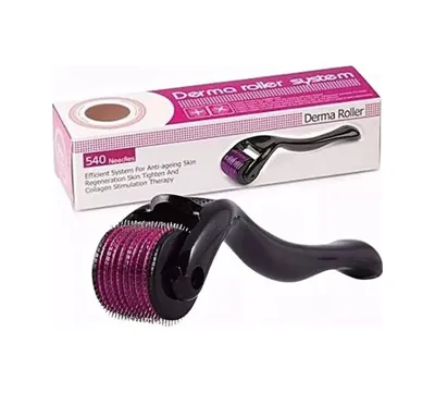 Diğer Skin Roller 540 İğneli Dermaroller Cilt Yenileme 0.5 MM