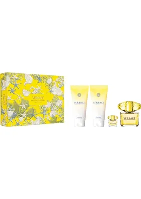 Versace Yellow Diamond EDT 90 ml + Body Lotion 100 ml + Shower Gel 100 ml + EDT 5 ml