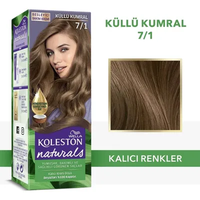 WELLA Koleston Naturals Saç Boyası 7/1 Küllü Kumral