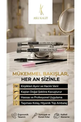 ASLI KALIT KAŞ & KİRPİK TARAMA FIRÇASI
