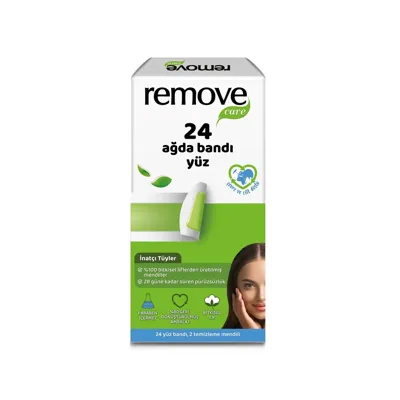 remove Care Yüz Ağda Bandı İnatçı ve Sık Tüyler 24'lü