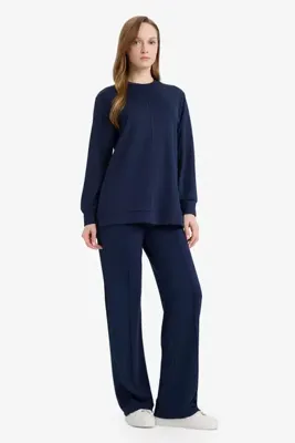 Defacto Regular Fit Beli Lastikli Pantolon F5118AX25AU