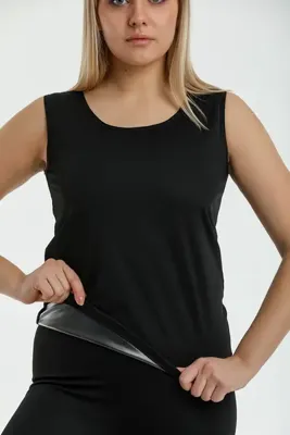 FİT WOMEN Zayıflatan Incelten Termal Vücut Şekillendirici Sauna Atlet Korse 4412