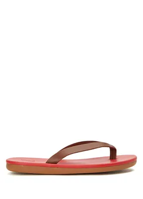 Ancient Greek Sandals Saionara Kırmızı Kahverengi Kadın Terlik