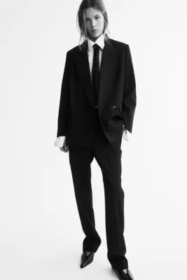 H&M Yün Karışımlı Şık Pantolon