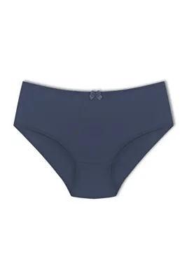 HNX Denim Pamuklu Yüksek Bel Büyük Beden Bato Kadın Külot