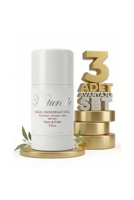 naturalive Kokulu Doğal Deodorant Stick 3x50 Gr
