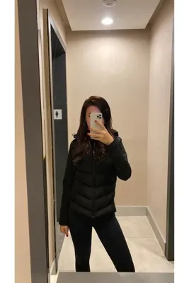 nesi collection Kadın Kapşonlu Şişme Mont