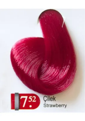 Akos 7.52 Çilek Saç Boyası + 20 Volume Oksidan