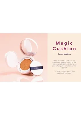 Ahes Yüksek Kapatıcı Yarı Mat SPF50+ Pa+++ Fondöten 15G Magic Cushion Cover Lasting No.21
