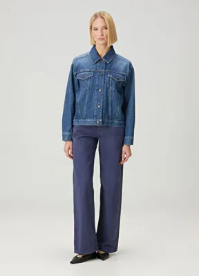 The Row Lacivert Jean Pantolon