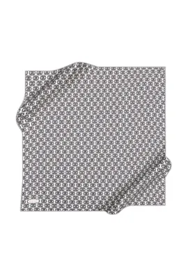 Pierre Cardin Logo Desenli Pierre Cardin Crepe Saten Eşarp