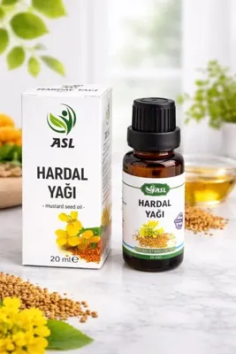 Genel Markalar Hardal Yağı 20 ml – Saç, Cilt ve Masaj İçin Doğal Bakım Yağı