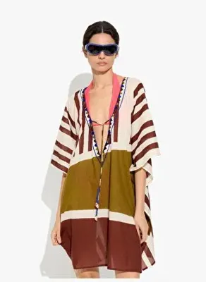 Parfois Kadın %100 Pamuk Desenli Kaftan