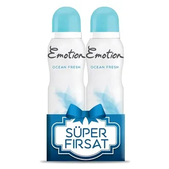 Emotion Ocean Fresh Kadın Deodorant 150 ml 2'li Paket
