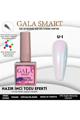 gala smart Glass Gel Polish 10 ML NO:06 [Yarı Şeffaf Cam Efekti]