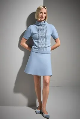 Join Us Kloş Mini Triko Etek