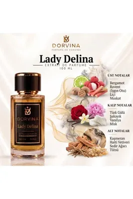 Dorvina Lady Delina Kadın Parfüm 100 Ml Extrait De Parfume