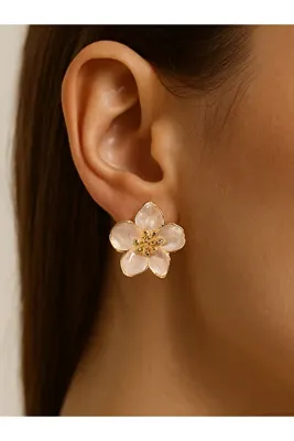 MRK Kadın Flower Çiçek Küpe