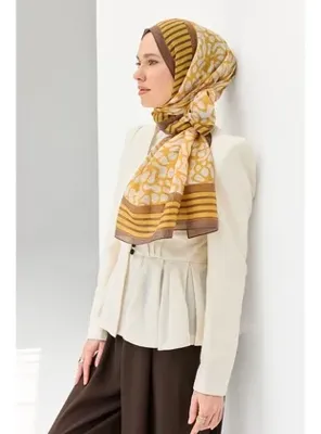 Silk Home Tencel Monare Şal Coral Hardal