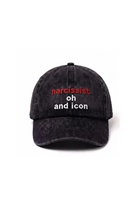 Tresore "Narcissist. oh and icon" Nakışlı Yıkamalı Şapka / "Narsist. ve ikon" Washed Cap Baseball Kep